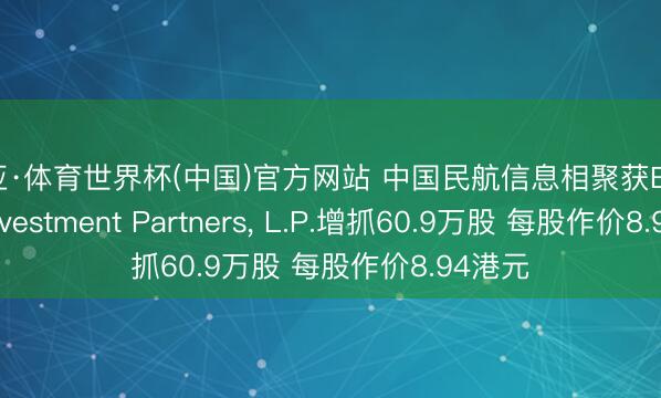 博亚·体育世界杯(中国)官方网站 中国民航信息相聚获Brandes Investment Partners, L.P.增抓60.9万股 每股作价8.94港元